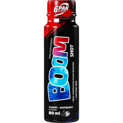 Предтренировъчен шот / Boom Shot 6PAK Nutrition - 80 мл