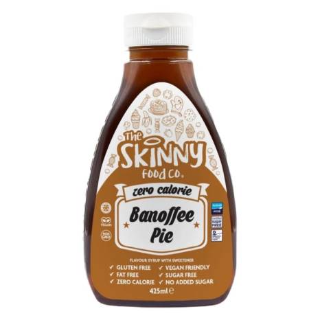 Безкалориен сироп - Банофи пай / Skinny Syrup Banoffee Pie Skinny Food Co - 425 мл