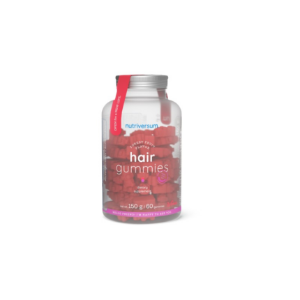 Желирани бонбони за коса / Hair Gummies Nutriversum - 60 желирани бонбони