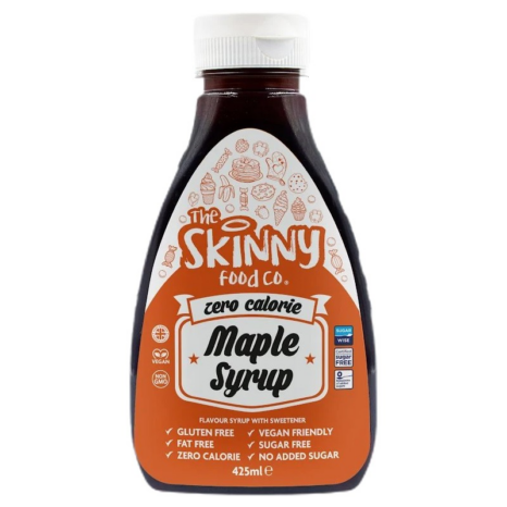 Безкалориен сироп - Кленов сироп / Skinny Syrup Maple Skinny Food Co - 425 мл