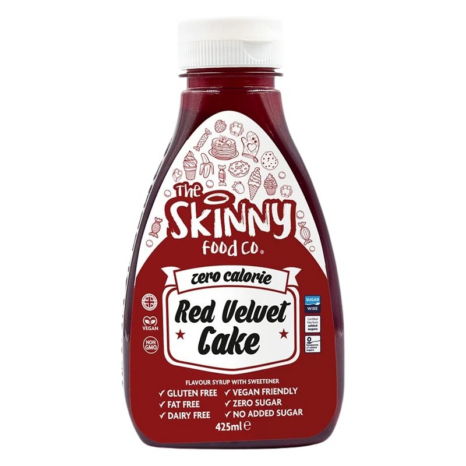 Безкалориен сироп - Червено кадифе / Skinny Syrup Red Velvet Cake Skinny Food Co - 425 мл