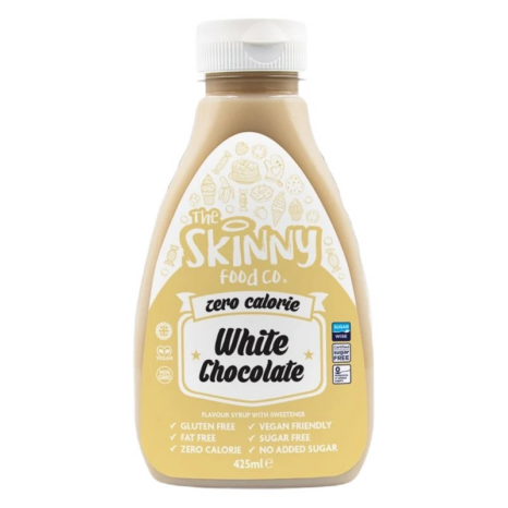 Безкалориен сироп - Бял шоколад / Skinny Syrup White Chocolate Skinny Food Co - 425 мл