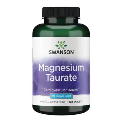 Магнезиев таурат / Magnesium Taurate 100 mg Swanson - 120 таблетки