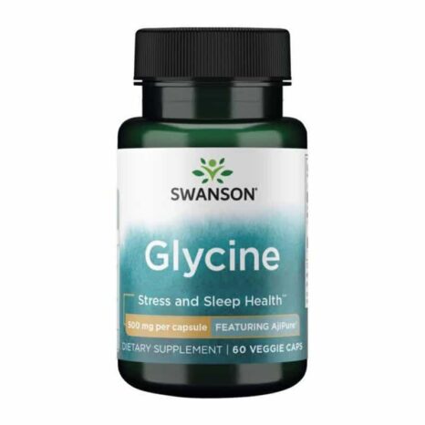 Глицин с включен AjiPure / AjiPure Glycine Swanson - 60 капсули
