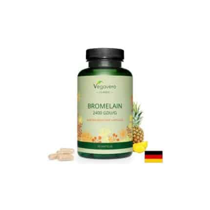 Бромелаин / Bromelain Vegavero - 90 капсули