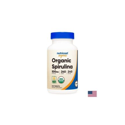 Спирулина organic / Organic Spirulina Nutricost - 240 таблетки