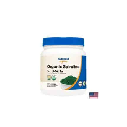 Спирулина Органик / Organic Spirulina Powder прах Nutricost - 454 g