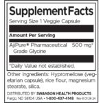 Глицин с включен AjiPure / AjiPure Glycine Swanson - 60 капсули съдържание 1 - MagHerbs.com