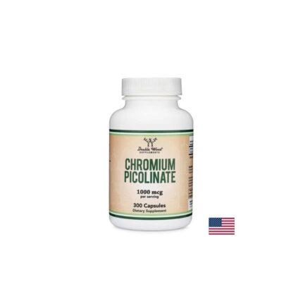Хром пиколинат / Chromium Picolinate 500 mcg Double Wood - 300 капсули