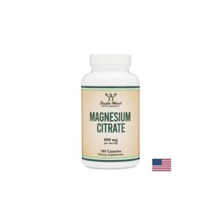 Магнезий цитрат / Magnesium Citrate 800 mg Double Wood - 180 капсули