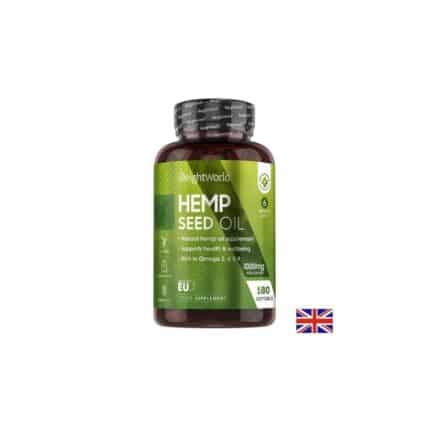 Масло от конопено семе / Hemp seed oil WeightWorld - 180 софтгел капсули