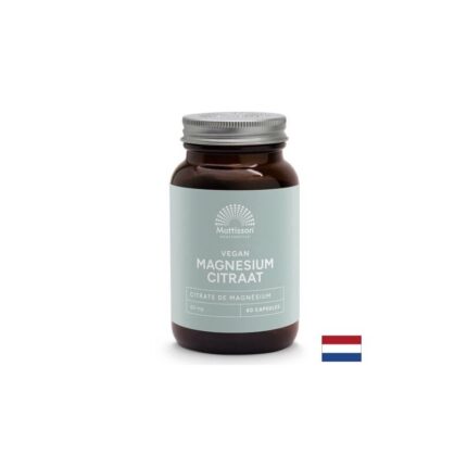 Магнезий цитрат / Magnesium Citrate 60 mg Mattisson Healthstyle - 60 капсули