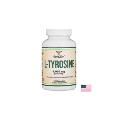 L-Тирозин / L-Tyrosine 500 mg Double Wood - 120 капсули