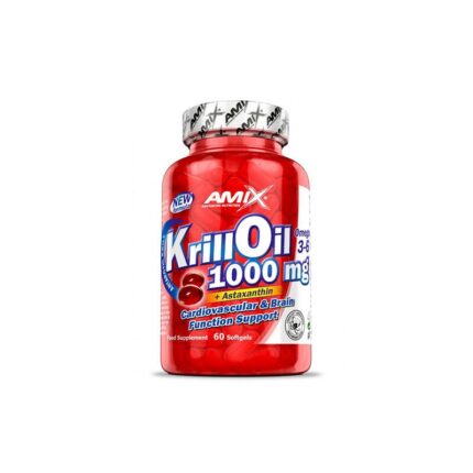 Масло от крил / Krill Oil 1000 mg AMIX - 60 Меки капсули