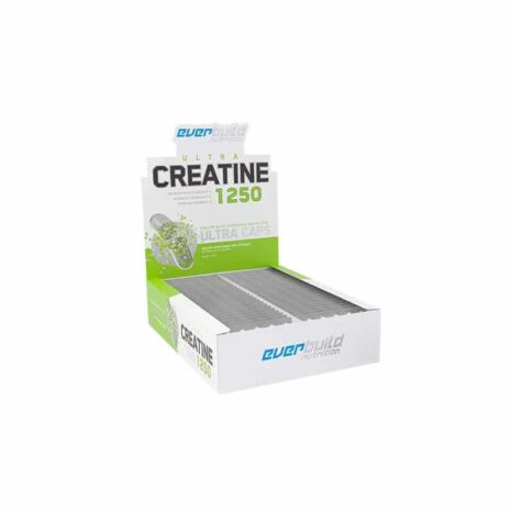 Креатин / Creatine Mega Caps 1250 mg EVERBUILD - кутия 60 x 15 капсули