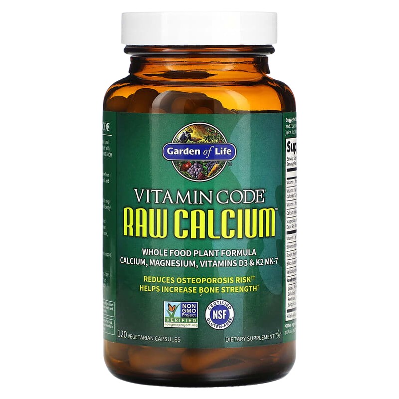 Калций / Vitamin Code RAW Calcium Garden Of Life - 120 капсули MagHerbs.com