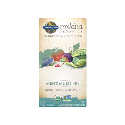 Мултивитамини за мъже 40+ / Mykind Organics Men's Multi 40+ Garden Of Life - 60 Таблетки