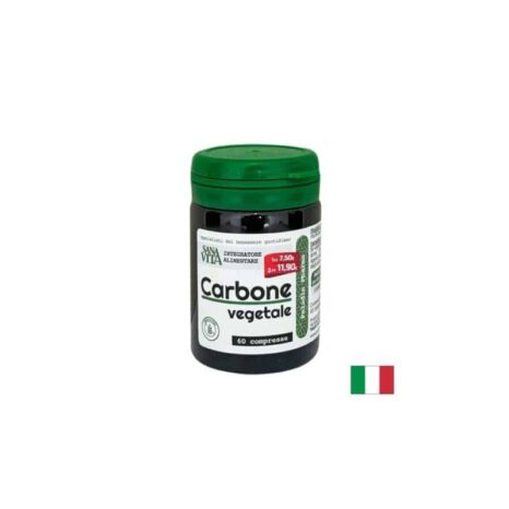Активен въглен / Sanavita Carbone Vegetale Compresse 334 mg Paladin Pharma - 60 таблетки