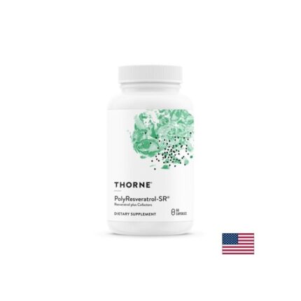 Ресвератрол, Кверцетин и Зелен чай / PolyResveratrol- SR® Thorne - 60 капсули