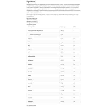 Витамини, Минерали и Ашваганда / Vit&Min + Ashwagandha Multivitamin Formula + KSM-66® OstroVit - 120 Таблетки съдържание 1 - MagHerbs.com