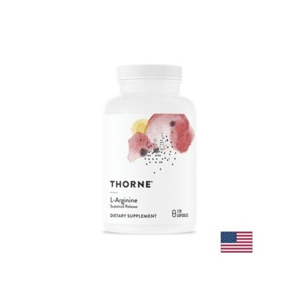 Л-Аргинин с продължително освобождаване / L-arginine Sustained Release 0.5 g Thorne - 120 капсули