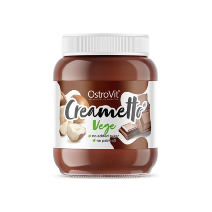 Протеинов крем / Creametto Vege Protein Spread Chocolate Hazelnut OstroVit - 350 грама