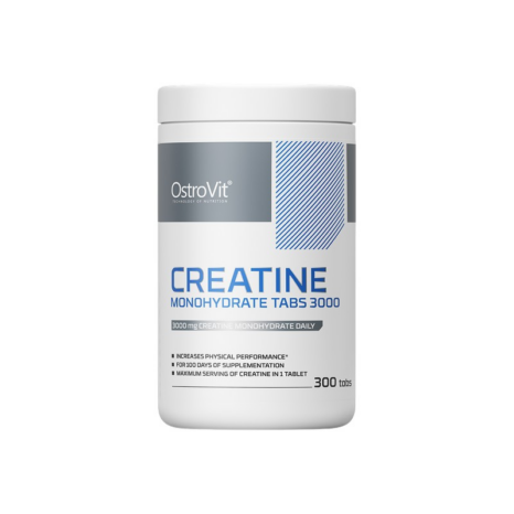 Креатин монохидрат / Creatine Monohydrate Tabs 3000 OstroVit - 300 Таблетки