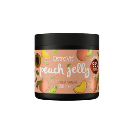 Желе с вкус на праскова / Peach Jelly 92% Real Fruits ~ No Added Sugar OstroVit - 500 грама