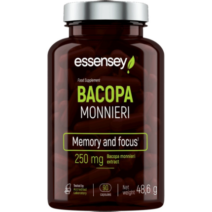 Бакопа Мониери / Bacopa Monnieri 250 mg ESSENSEY - 90 капсули