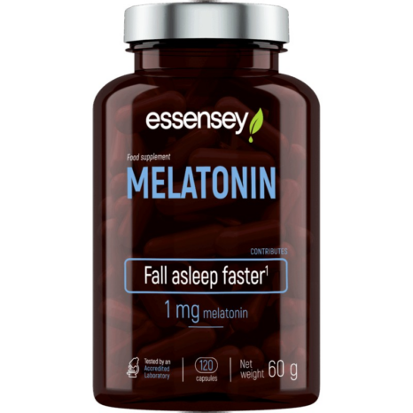 Мелатонин / Melatonin 1 mg ESSENSEY - 120 капсули
