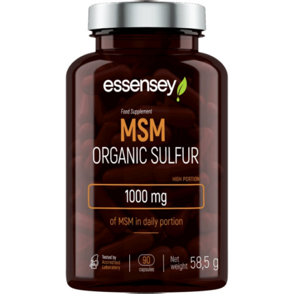 Метилсулфонилметан / MSM Organic Sulfur 500 mg ESSENSEY - 90 капсули
