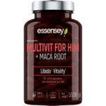 Мултивитамини с мака за мъже / Multivit for Him + Maca Root ESSENSEY - 90 капсули