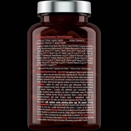 Мултивитамини с мака за мъже / Multivit for Him + Maca Root ESSENSEY - 90 капсули съдържание 1 - MagHerbs.com