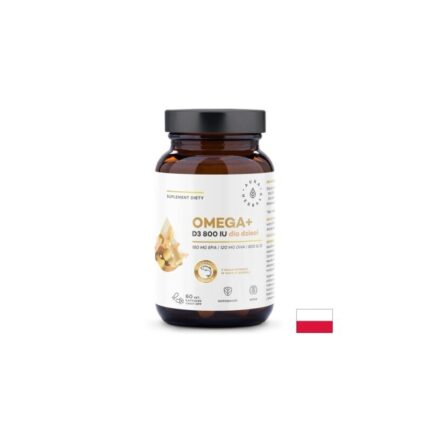 Омега 3 + Витамин D3 / Omega 3 500 mg + D3 800 IU Aura Herbals - 60 капсули