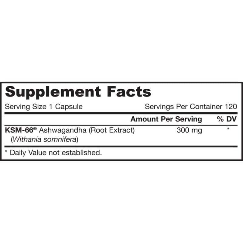 Ashwagandha 300 Mg KSM 66 Jarrow Formulas 120 Ashwagandha 300 Mg KSM 66 Jarrow Formulas 120