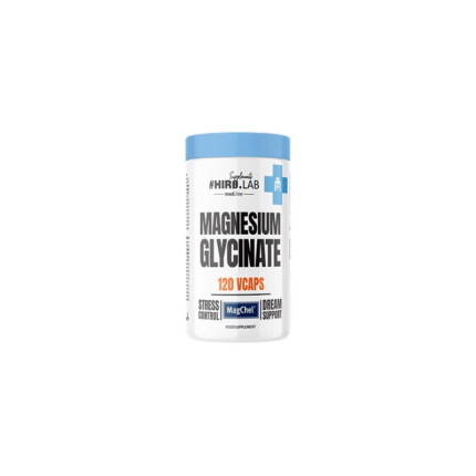 Магнезий Бисглицинат / Magnesium Glycinate MagChel® Bisglycinate + Vitamin B6 Hero.Lab - 120 капсули