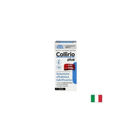 Овлажняващи капки за очи / Sanavita Collirio Plus Paladin Pharma - 10 ml