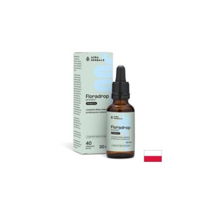 Пробиотик + Витамин D3 33.3 µg / Floradrop Protect Aura Herbals - 20 ml