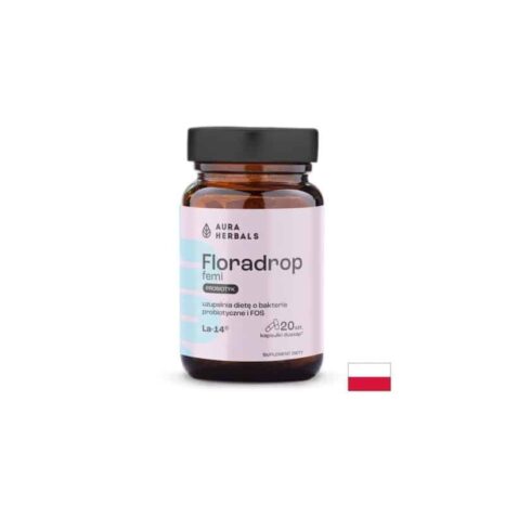 Пробиотик за жени / Floradrop Femi Probiotyk Aura Herbals - 20 капсули
