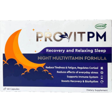 Мултивитаминна формула за сън / PROVIT PM with ZMA, Theanine & Valeriana AHerb - 60 капсули