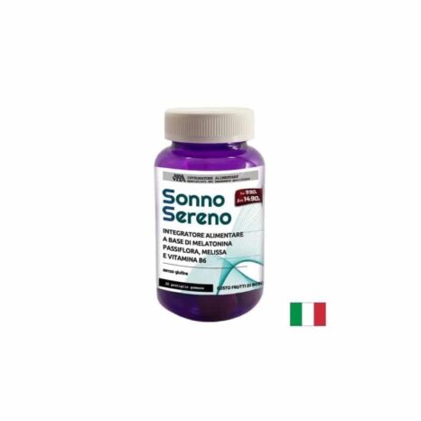 Мелатонин + пасифлора, маточина и витамин В6 / SanaVita Sonno Sereno Paladin Pharma - 30 желирани таблетки