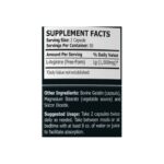L-Аргинин / L-Arginine 500 mg Pole Nutrition - 100 капсули съдържание 1 - MagHerbs.com