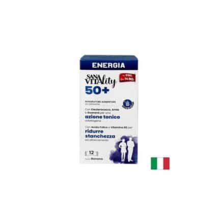 Жизненост и енергия 50+ / SanaVitality Energia 50+ Paladin Pharma - 12 сашета с течност х 10 ml