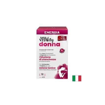 Тонизираща формула за жени / SanaVitality Donna Paladin Pharma - 12 сашета с течност х 10 ml