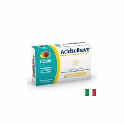 Формула срещу киселини и подуване / Acid Sollievo Fitobios - 20 дъвчащи таблетки