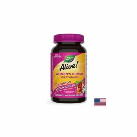 Алайв! Мултивитамини за жени / Alive! Women's Gummy Multivitamin Nature’s Way - 60 желирани таблетки