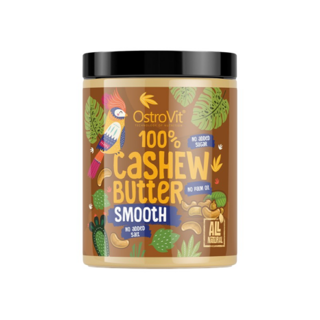 Масло от Кашу / 100% Cashew Butter Smooth OstroVit - 1000 грама