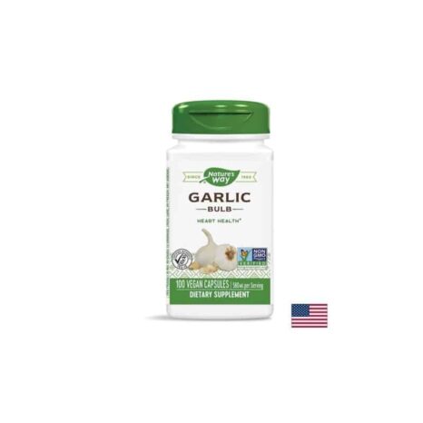 Чесън (луковица) / Garlic Bulb 580 mg Nature’s Way - 100 капсули