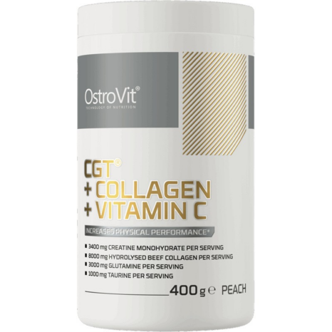 CGT + Колаген + Витамин C / CGT + Collagen + Vitamin C OstroVit - 400 грама