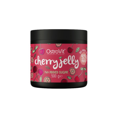 Желе с вкус на Череша / Cherry Jelly 92% Real Fruits No Added Sugar OstroVit - 500 грама
